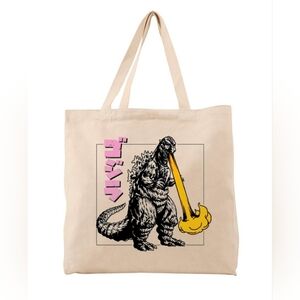 CR Loves Godzilla Kanji and Flame Tote